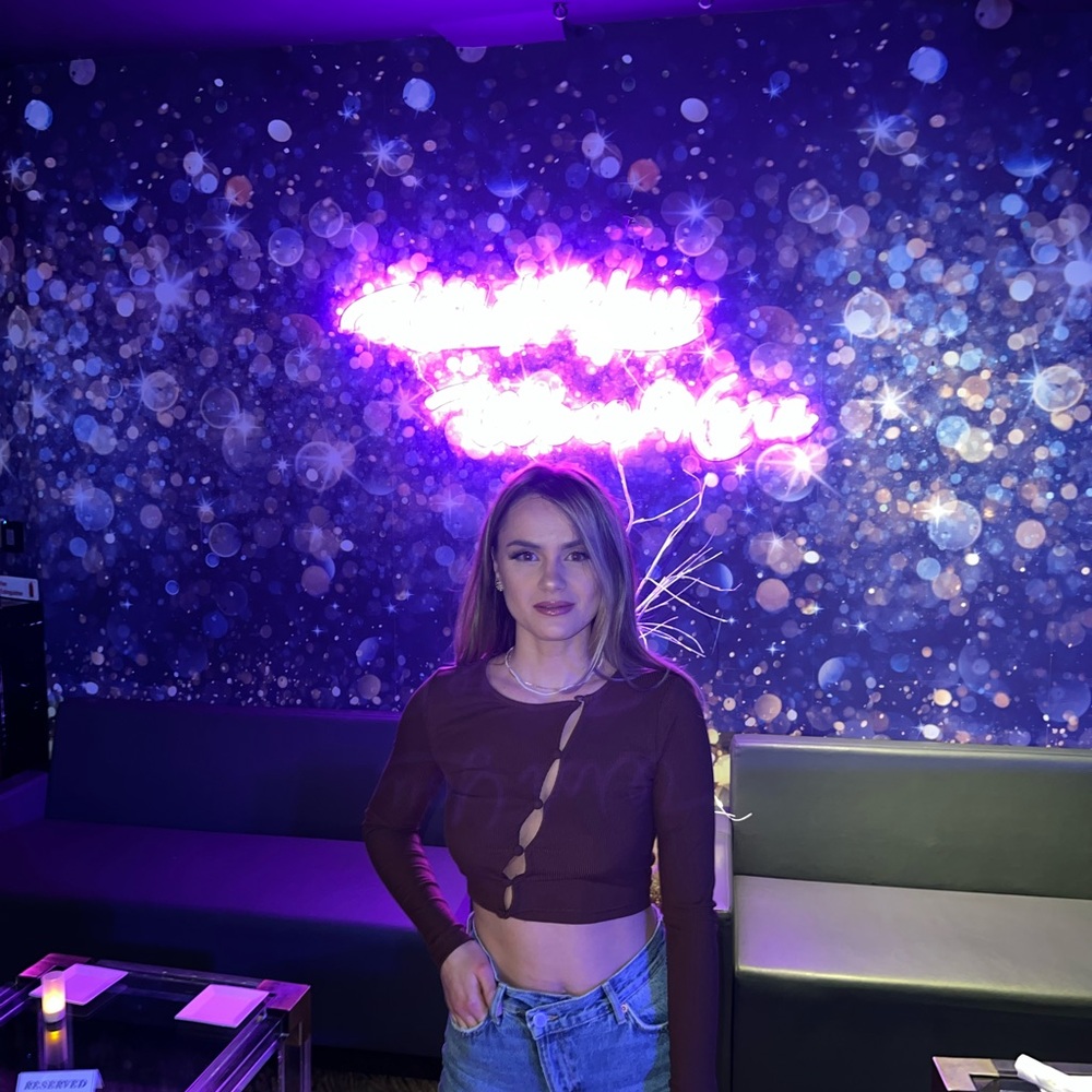 Cutout Long Sleeve Cropped Top